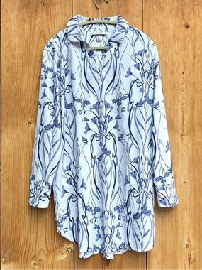 Coolibar Floral Tunic Dress Coverup Sz XXL
